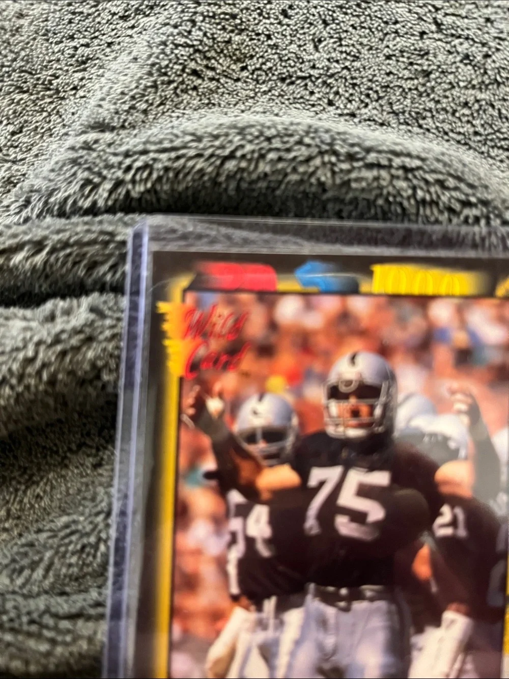 1991 Wild Card Howie Long NFL Trading Card #107